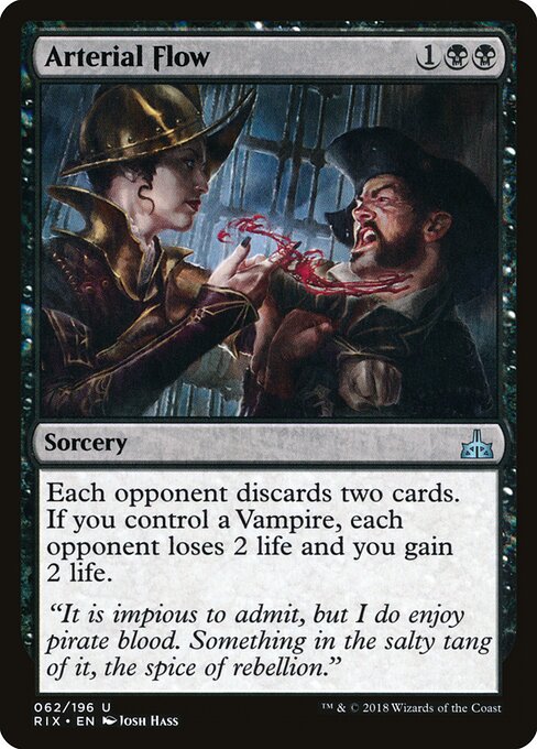 Arterial Flow – Rivals of Ixalan (RIX-62) Magic: The Gathering card