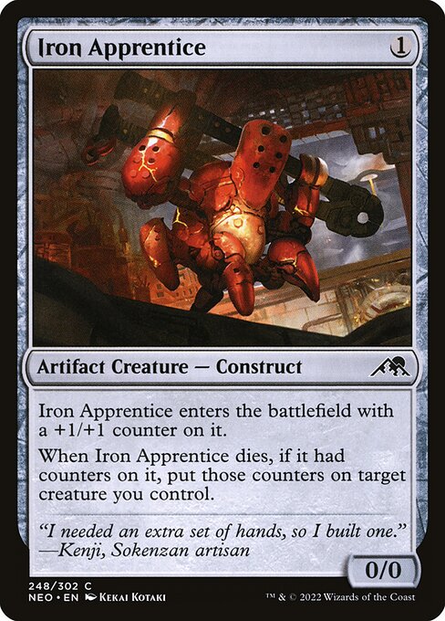 Iron Apprentice – Kamigawa: Neon Dynasty (NEO-248) Magic: The Gathering card | LC-REM-20260804-15610423181644-13d6d9fc-509b-42db-8ac1-85066eb6e9c4 Main image