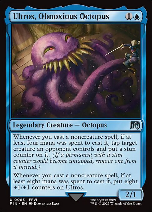 Ultros, Obnoxious Octopus – Final Fantasy (FIN-83) Magic: The Gathering card | LC-REM-20260804-15568985391436-14379198-9a0a-4853-9d51-fb074a24b1c0