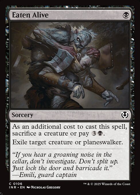 Eaten Alive – Innistrad Remastered (INR-106) Magic: The Gathering card