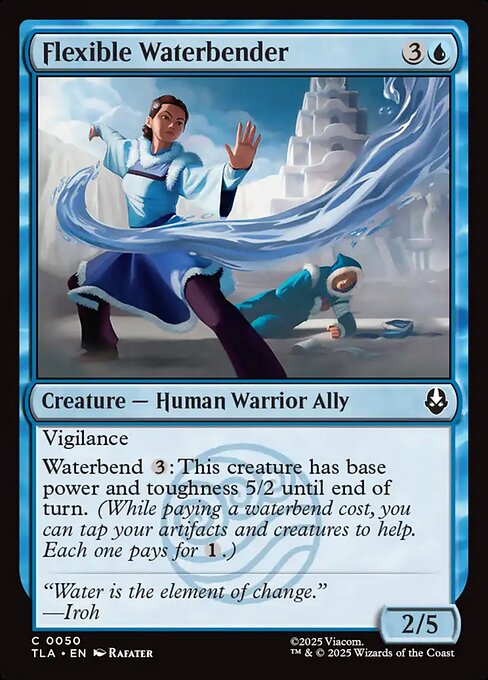 Flexible Waterbender – Magic: The Gathering | Avatar: The Last Airbender (TLA-50) Magic: The Gathering card