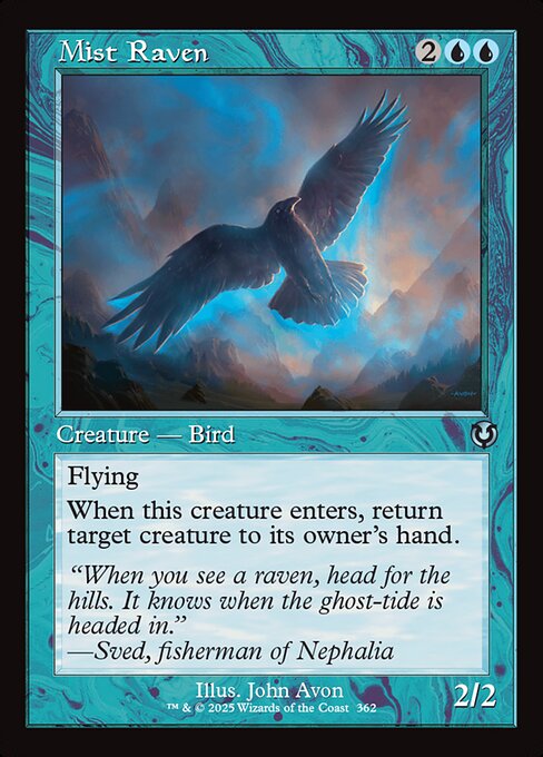 Mist Raven – Innistrad Remastered (INR-362) Magic: The Gathering card | LC-REM-20260804-15339622695244-1450e465-3380-465a-ac20-18ae64b04821 Hoofdafbeelding
