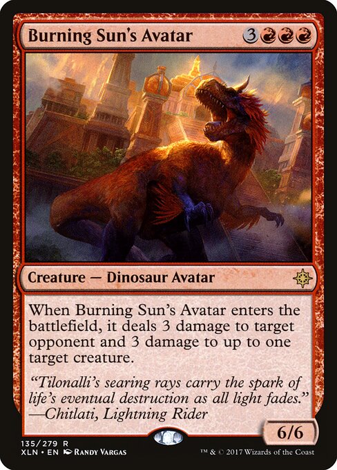 Burning Sun's Avatar – Ixalan (XLN-135) Magic: The Gathering card | LC-REM-20260804-15150825701708-146c0cab-5f6b-425d-9f50-33d8da266235 Imagen principal del producto