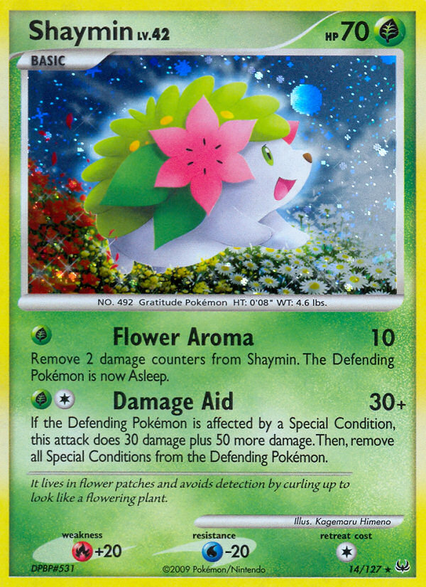 Shaymin Lv.42 – Platinum 14 – Pokémon TCG single card