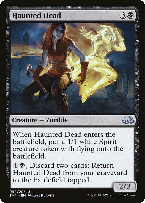 Haunted Dead – Eldritch Moon (EMN-92) Magic: The Gathering card