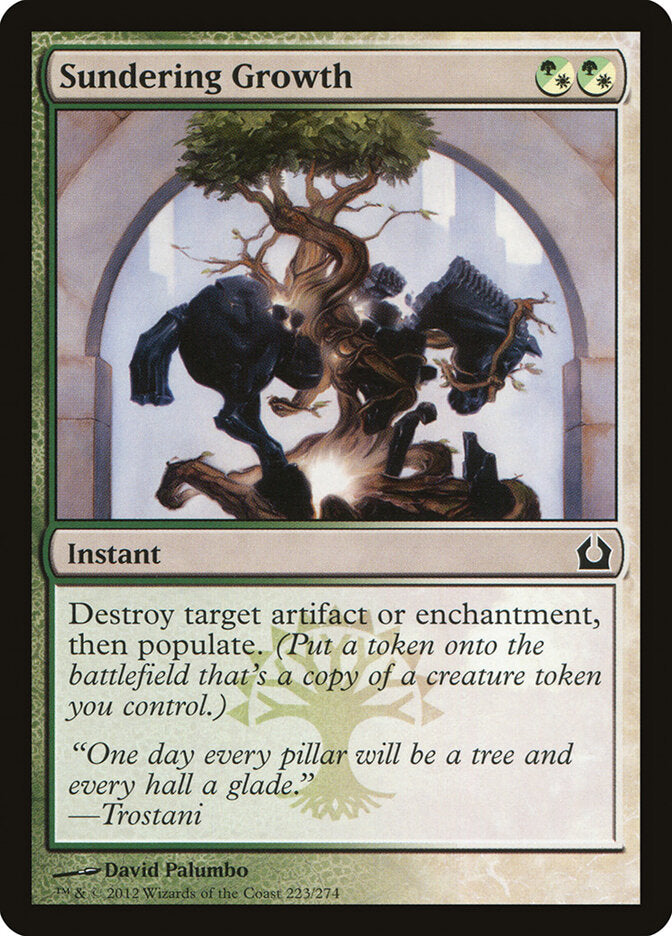 Sundering Growth - Return to Ravnica (Common) [RTR-223]