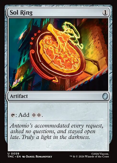 Sol Ring – Commander: Teenage Mutant Ninja Turtles (TMC-59) Magic: The Gathering card