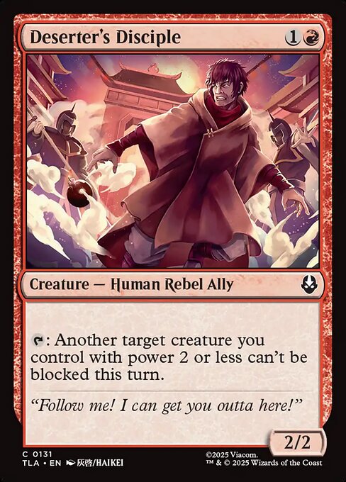 Deserter's Disciple – Magic: The Gathering | Avatar: The Last Airbender (TLA-131) Magic: The Gathering card