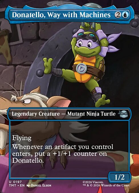 Donatello, Way with Machines – Teenage Mutant Ninja Turtles (TMT-197) Magic: The Gathering card | LC-REM-20260804-15631614542156-14ff6944-fc47-4c90-b577-cad3a1355165 Hoofdafbeelding