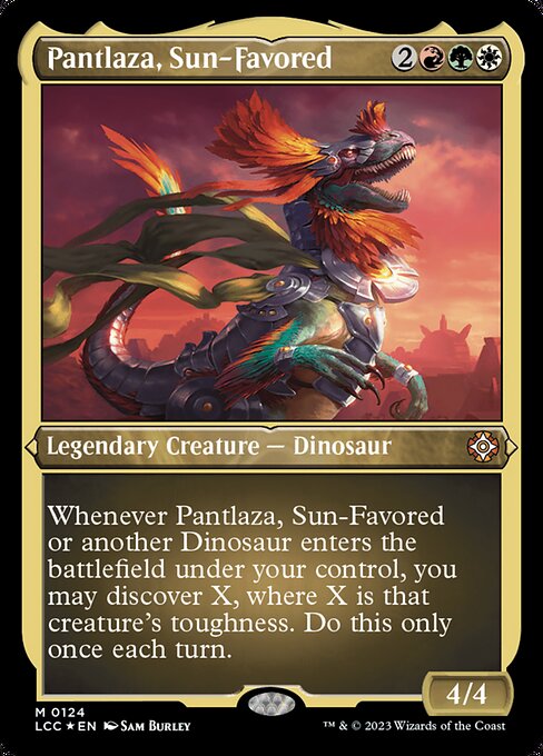 Pantlaza, Sun-Favored – The Lost Caverns of Ixalan Commander (LCC-124) Magic: The Gathering card | LC-REM-20260804-15339630035276-150a35f8-bbdc-4f6e-98e3-3bd6a3b8154a