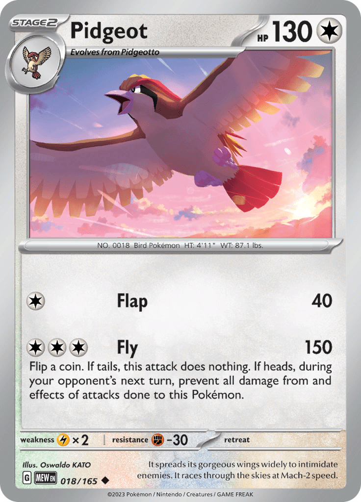 151 - 018/165 - Pidgeot