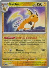 151 - 026/165 - Raichu - Reverse Holo