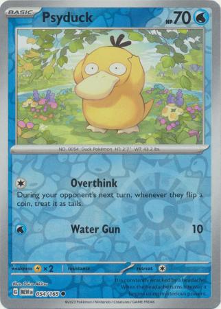 151 - 054/165 - Psyduck - Reverse Holo