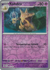 151 - 064/165 - Kadabra - Reverse Holo