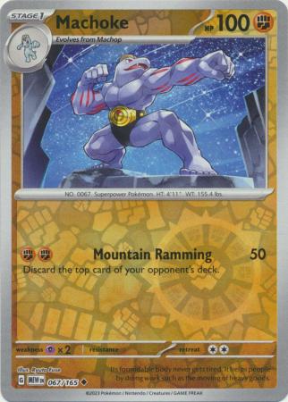 151 - 067/165 - Machoke - Reverse Holo