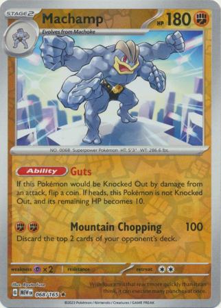 151 - 068/165 - Machamp - Reverse Holo