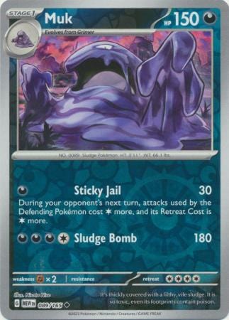 151 - 089/165 - Muk - Reverse Holo