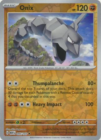 151 - 095/165 - Onix - Reverse Holo