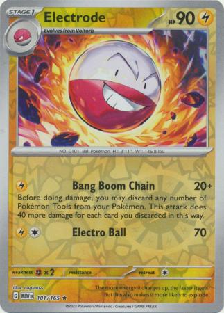 151 - 101/165 - Electrode - Reverse Holo