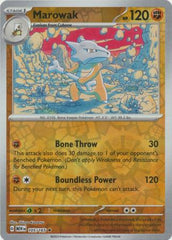 151 - 105/165 - Marowak - Reverse Holo