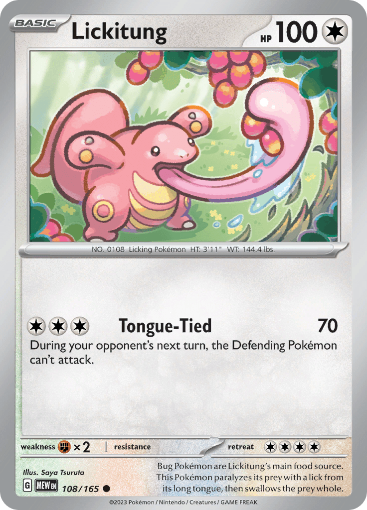 151 - 108/165 - Lickitung