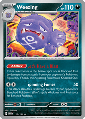 151 - 110/165 - Weezing - Holo