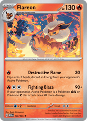 151 - 136/165 - Flareon - Holo