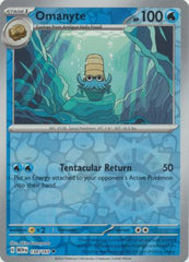 151 - 138/165 - Omanyte - Reverse Holo