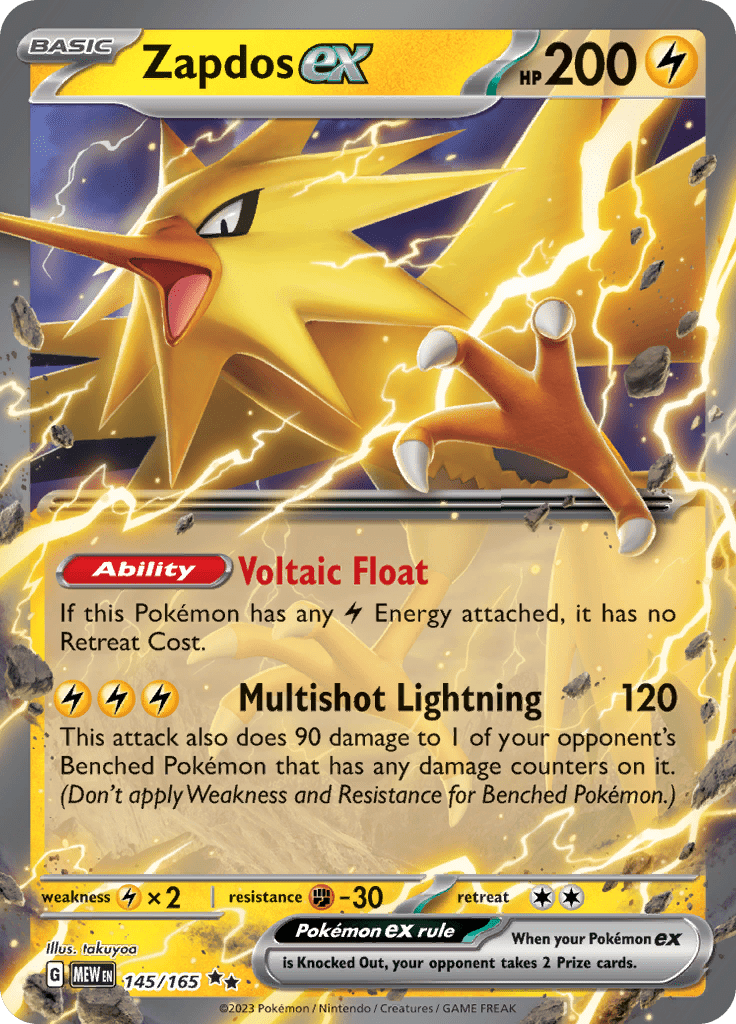 151 - 145/165 - Zapdos ex