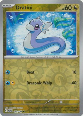 151 - 147/165 - Dratini - Reverse Holo