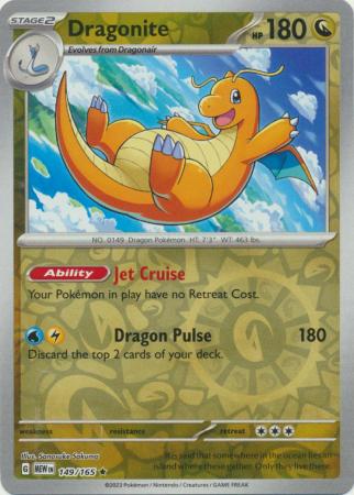 151 - 149/165 - Dragonite - Reverse Holo