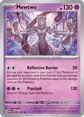 151 - 150/165 - Mewtwo - Holo