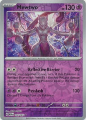 151 - 150/165 - Mewtwo - Reverse Holo