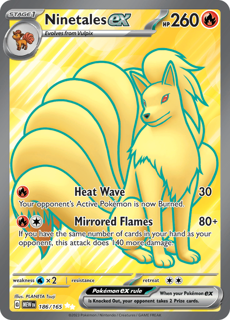 151 - 186/165 - Ninetales ex