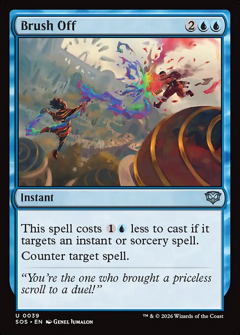 Brush Off – Secrets of Strixhaven (SOS-39) Magic: The Gathering card
