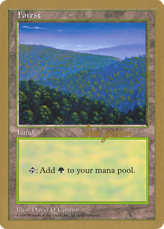 Magic-kaart Forest WC97-sg447 uit World Championship Decks 1997 (Special) Hauptbild