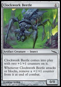 Clockwork Beetle - Mirrodin (Common) [MRD-153] Hoofdafbeelding