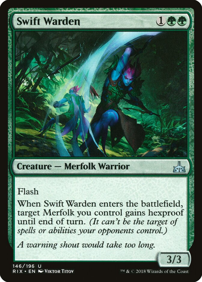 Swift Warden - Rivals of Ixalan (Uncommon) [RIX-146]