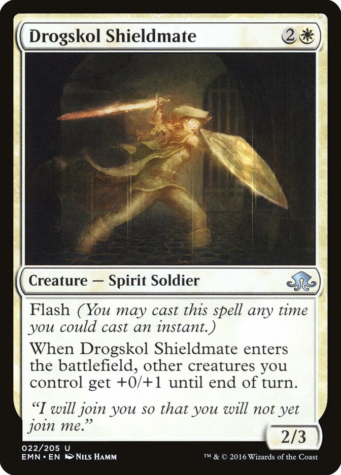 Drogskol Shieldmate - Eldritch Moon (Uncommon) [EMN-22]