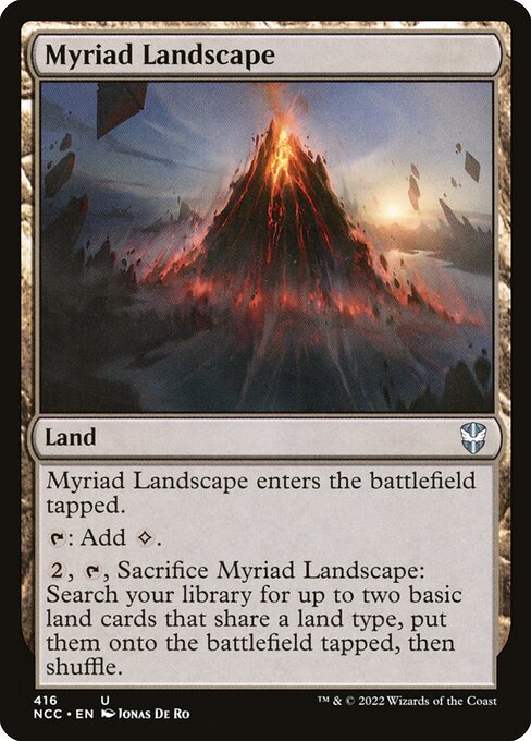 Myriad Landscape – New Capenna Commander (NCC-416) Magic: The Gathering card | LC-REM-20260804-15681711374668-1577b698-f2e7-448d-b8a8-3d2329dd3f46