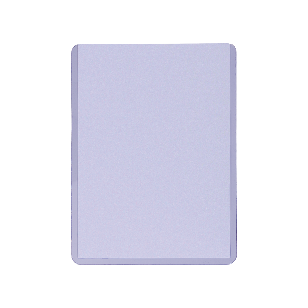 Toploader Ultra PRO Ultra Clear Platinum 3 x 4 pollici – vista frontale di un toploader
