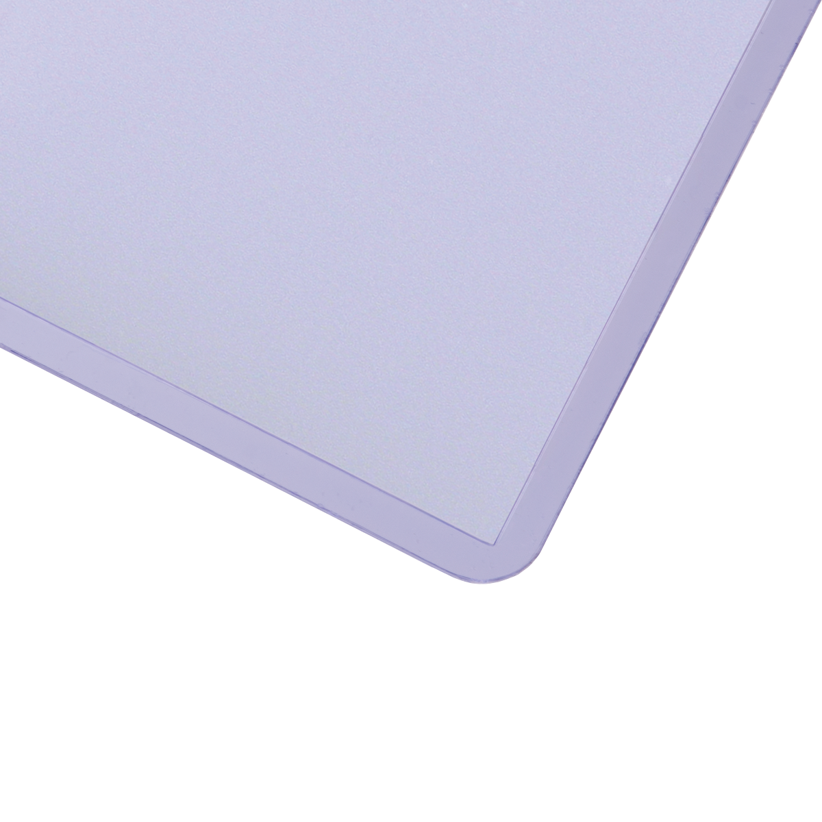 Toploader Ultra PRO Ultra Clear Platinum 3 x 4 pollici – dettaglio dell’angolo e del bordo