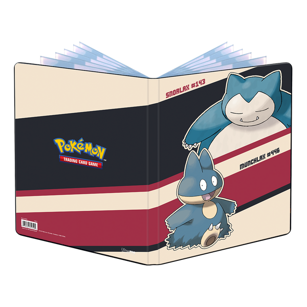 Ultra Pro 9-Pocket Portfolio met Snorlax en Munchlax op de kaft
