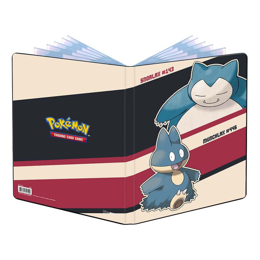 Ultra Pro 9-Pocket Portfolio – Pokémon Snorlax & Munchlax (180 cards)