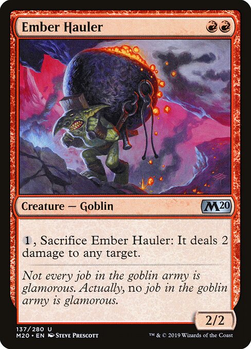 Ember Hauler – Core 2020 (M20-137) Magic: The Gathering card