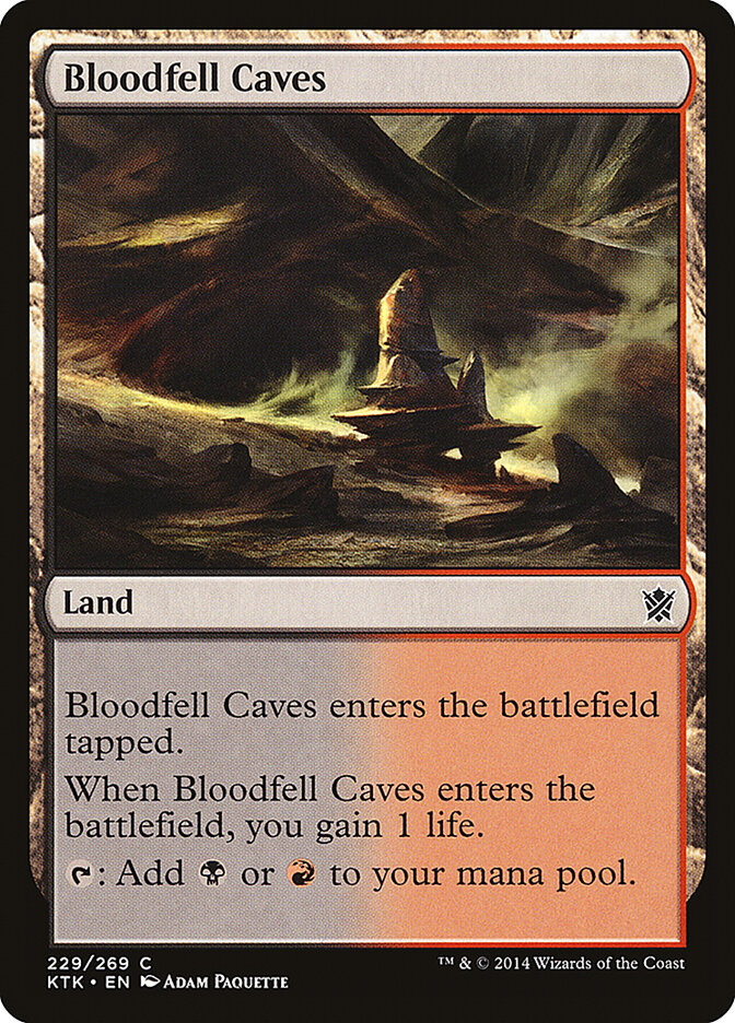 Bloodfell Caves - Khans of Tarkir (Common) [KTK-229] Hauptbild
