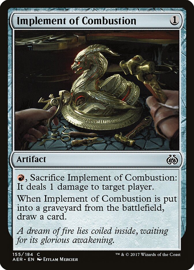 Implement of Combustion - Aether Revolt (Common) [AER-155]