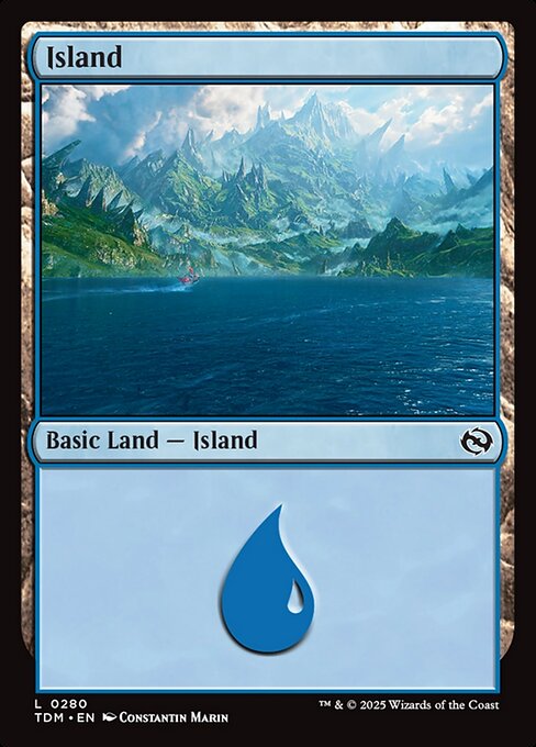 Island – Tarkir: Dragonstorm (TDM-280) Magic: The Gathering card | LC-REM-20260804-15340046516556-15be7923-6efc-4650-b8d1-f61cb33ef81d
