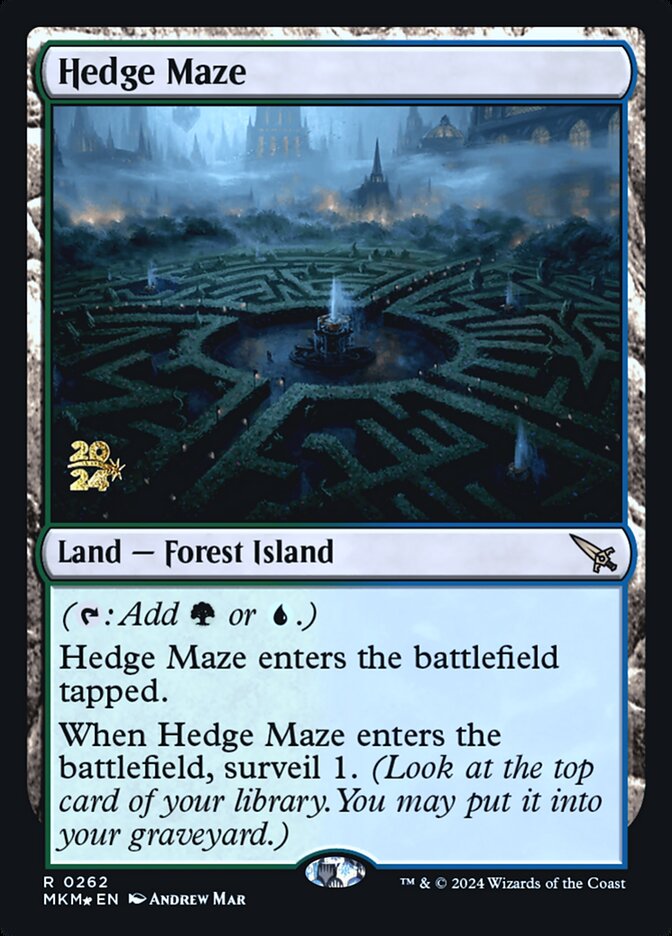 Magic-kaart Hedge Maze PMKM-262 uit Murders at Karlov Manor: Promos (Rare) Hauptbild