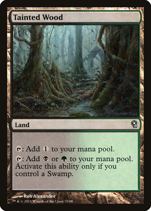 Tainted Wood – Duel Decks: Jace vs. Vraska (DDM-78) Magic: The Gathering card